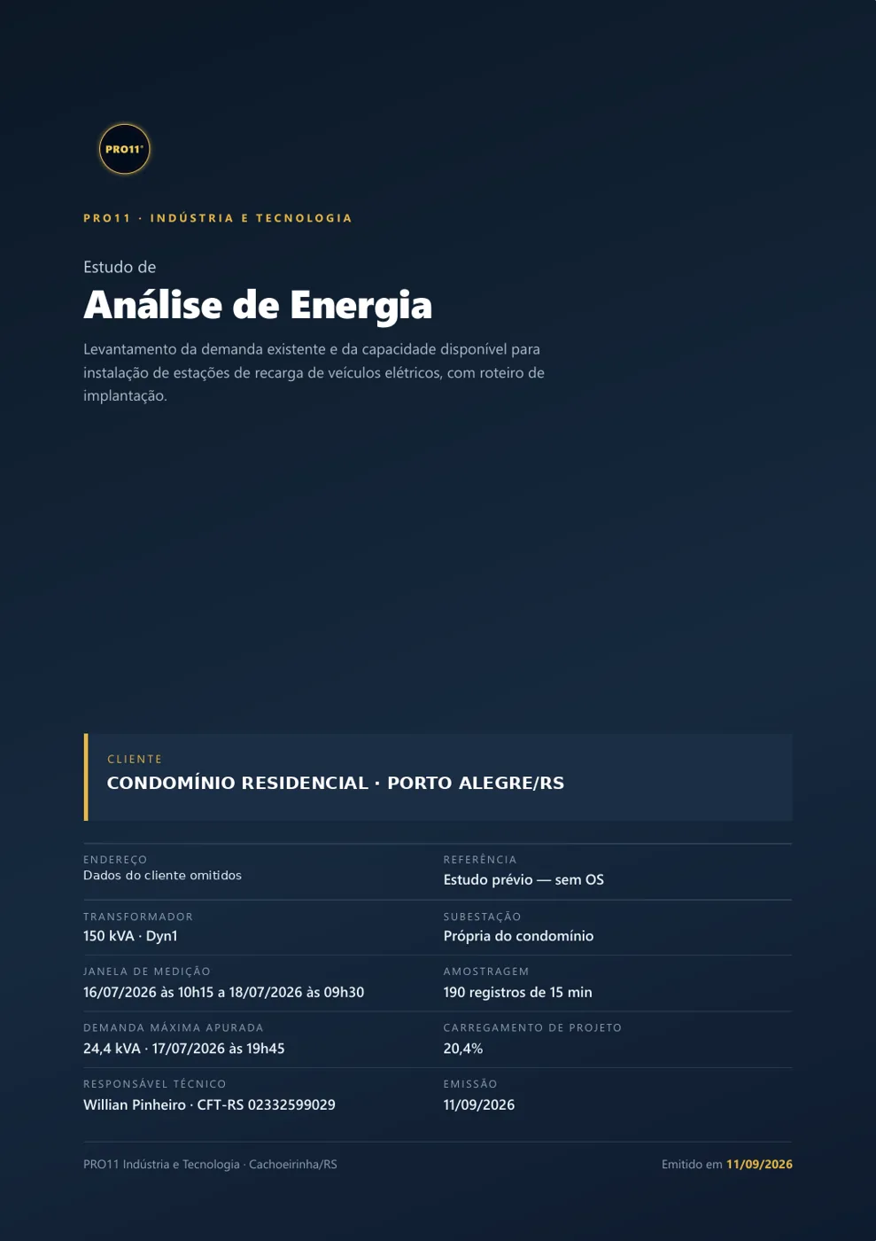 Estudo de Análise de Energia