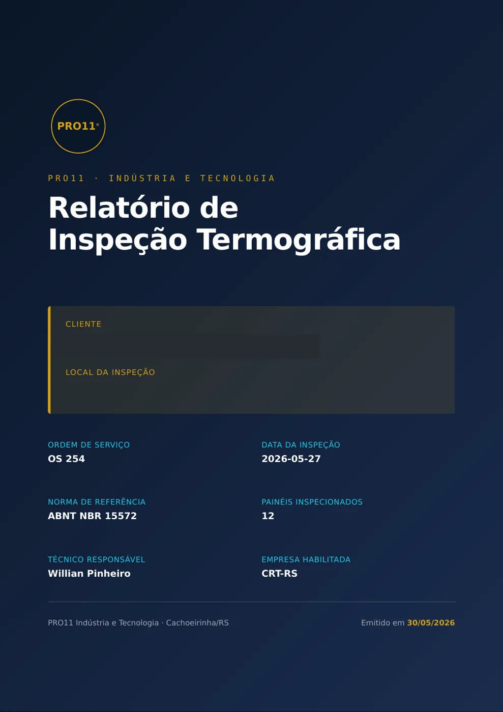 Inspeção Termográfica